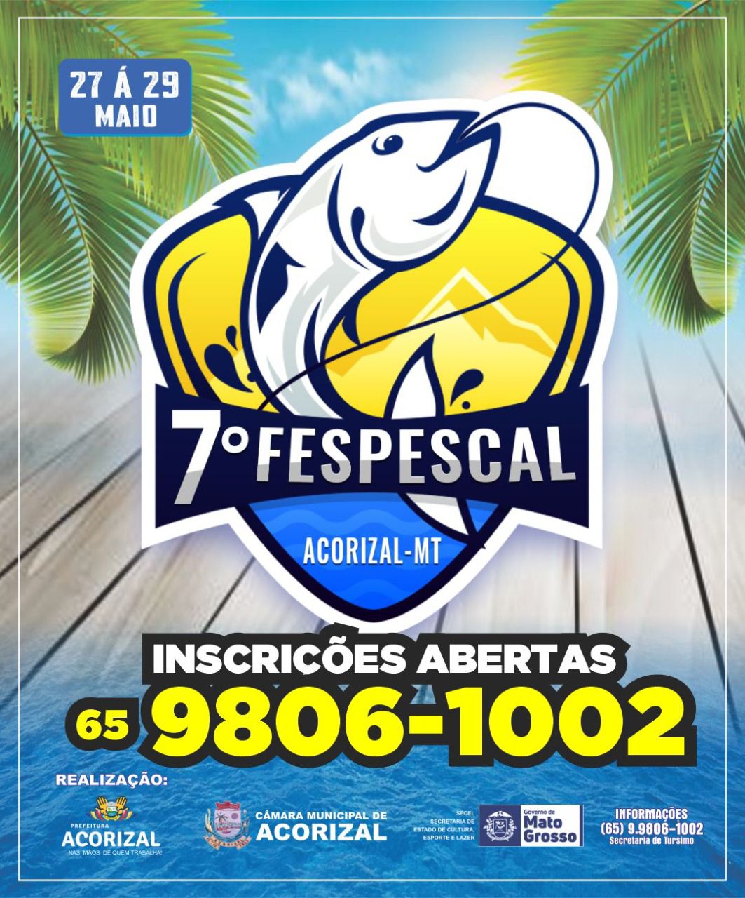 7º FESPESCAL - Festival de Pesca de Acorizal