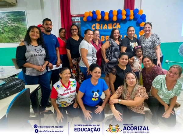 Evento mensal de Formação Pedagógica em Educação Infantil e Alfabetização com os professores do programa Alfabetiza MT em Acorizal!
