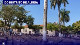 Praça Central do Distrito de  Aldeia passa por revitalização